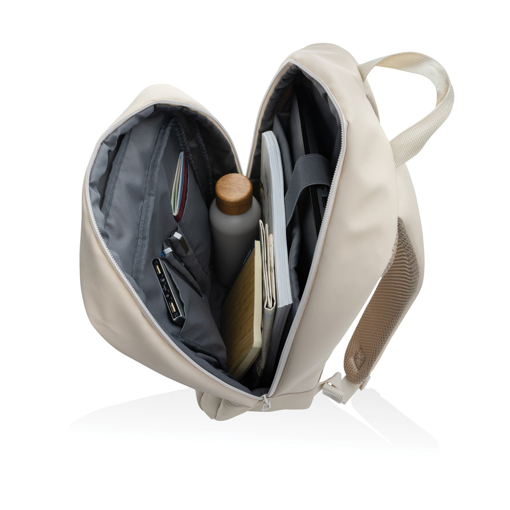 Armond AWARE™ RPET 15.6" Basic Laptop-Rucksack – beige
