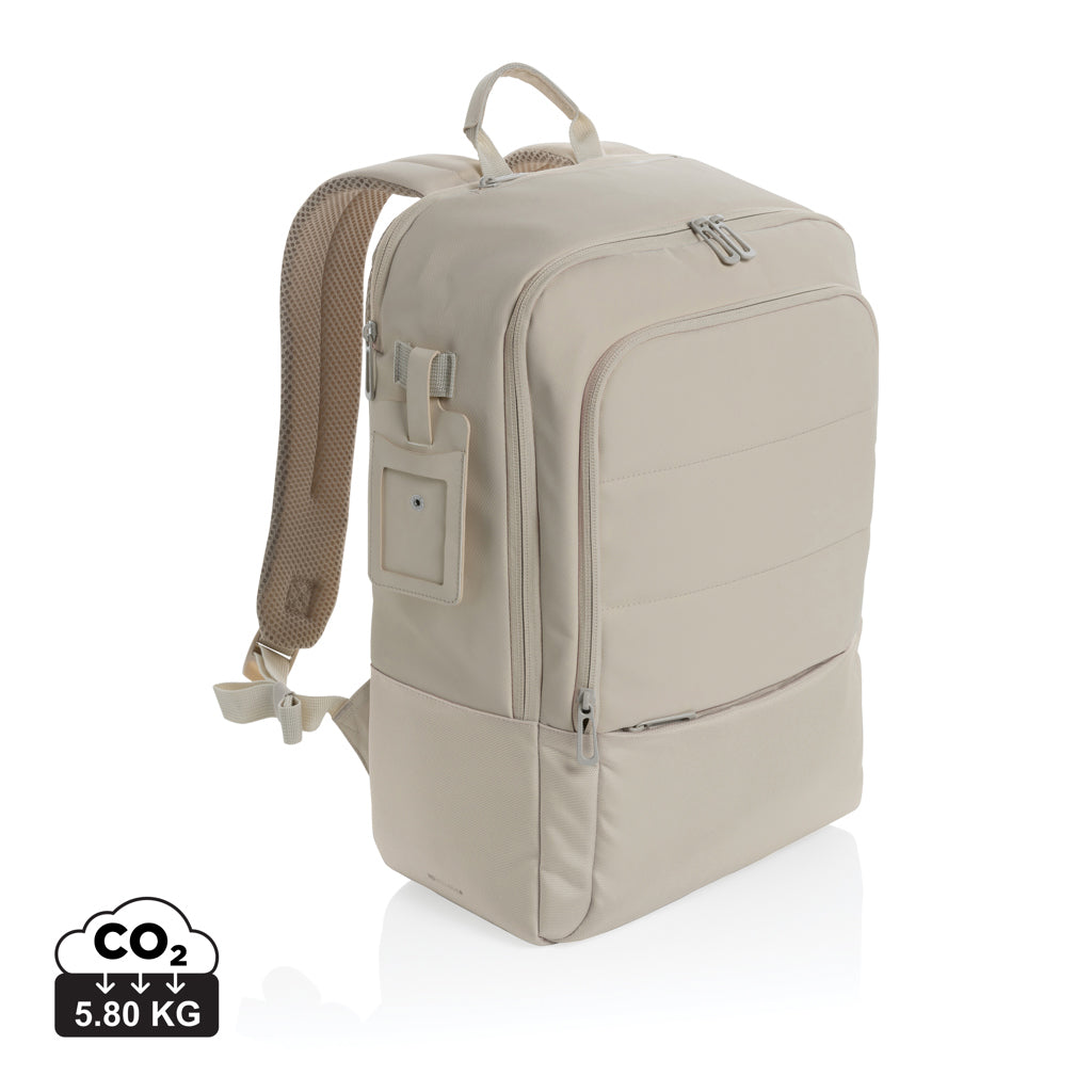 Armond AWARE™ RPET 15.6" Deluxe Laptop-Rucksack – beige
