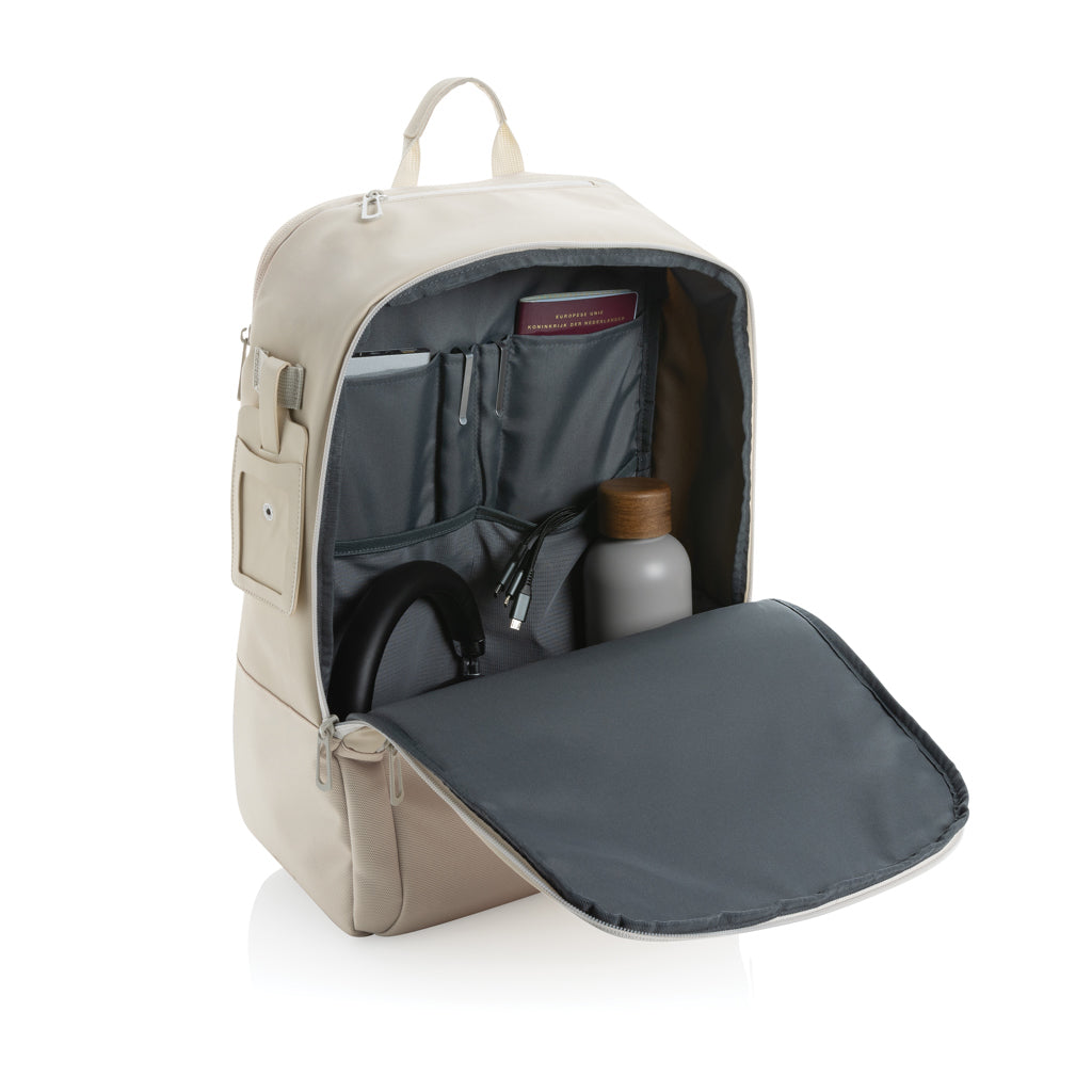 Armond AWARE™ RPET 15.6" Deluxe Laptop-Rucksack – beige