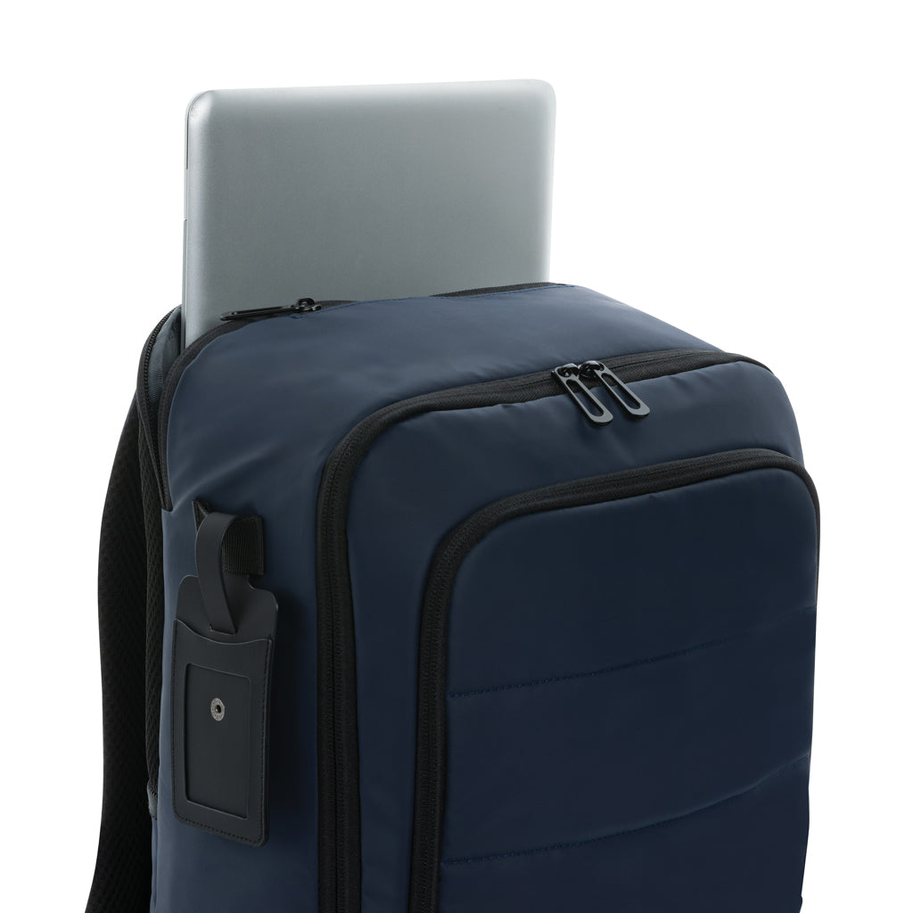 Armond AWARE™ RPET 15.6" Deluxe Laptop-Rucksack – navy blau