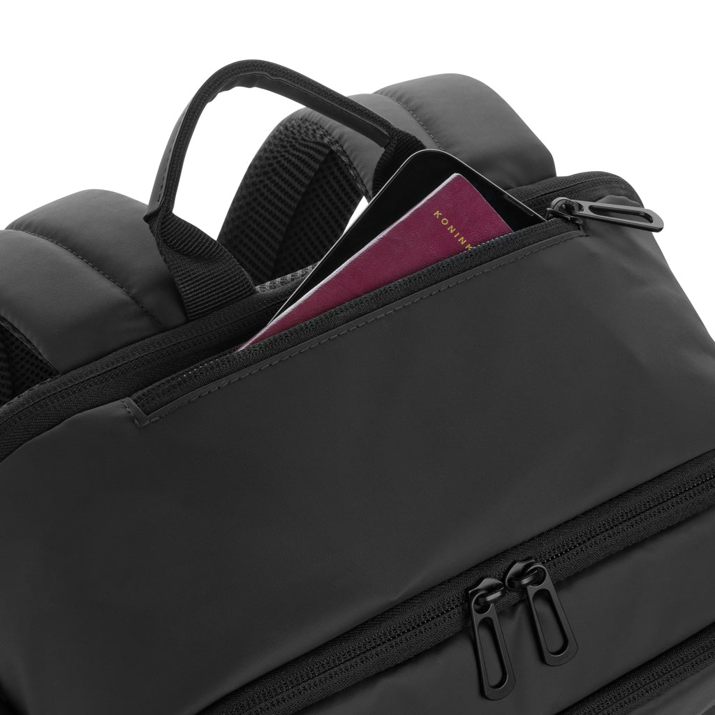 Armond AWARE™ RPET 15.6" Deluxe Laptop-Rucksack – schwarz