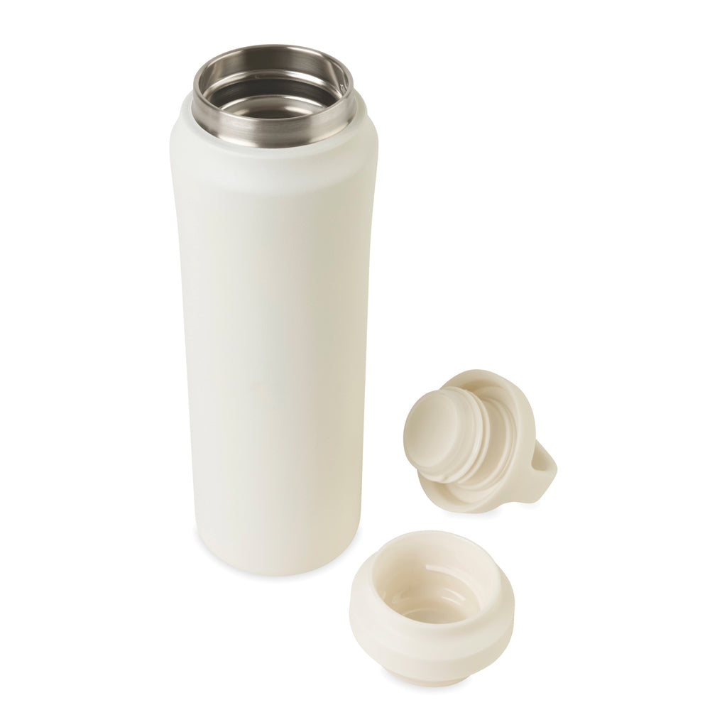 Aviana™ Rowan RCS recycelte Wasserflasche 470ml – weiß
