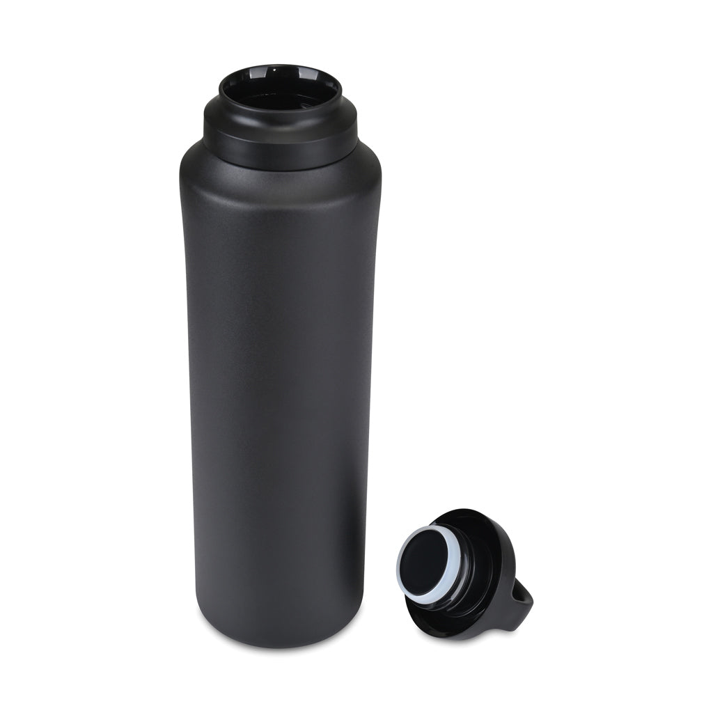 Aviana™ Rowan RCS recycelte Wasserflasche 740ml – schwarz