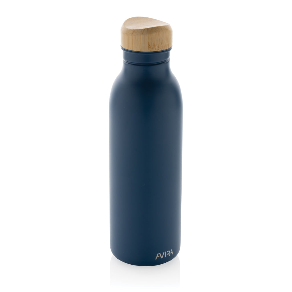 Avira Alcor 600ml Wasserflasche aus RCS rec. Stainless-Steel – navy blau