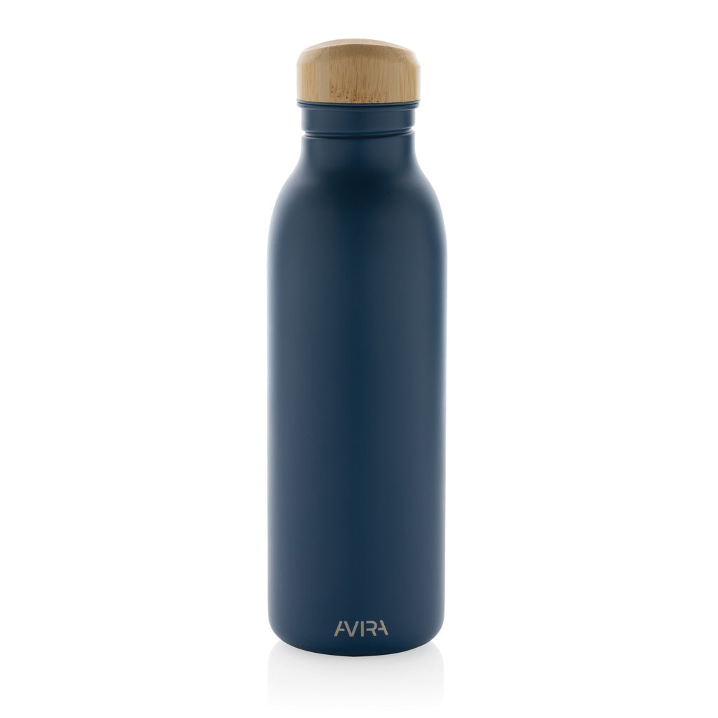 Avira Alcor 600ml Wasserflasche aus RCS rec. Stainless-Steel – navy blau