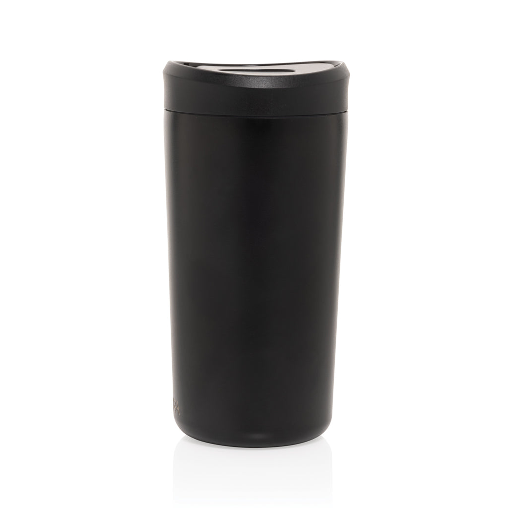 Avira Alix Klickbecher aus RCS rec. Stahl 400ml – schwarz
