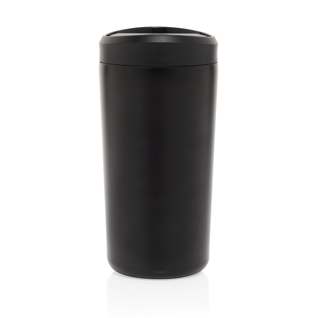 Avira Alix Klickbecher aus RCS rec. Stahl 400ml – schwarz