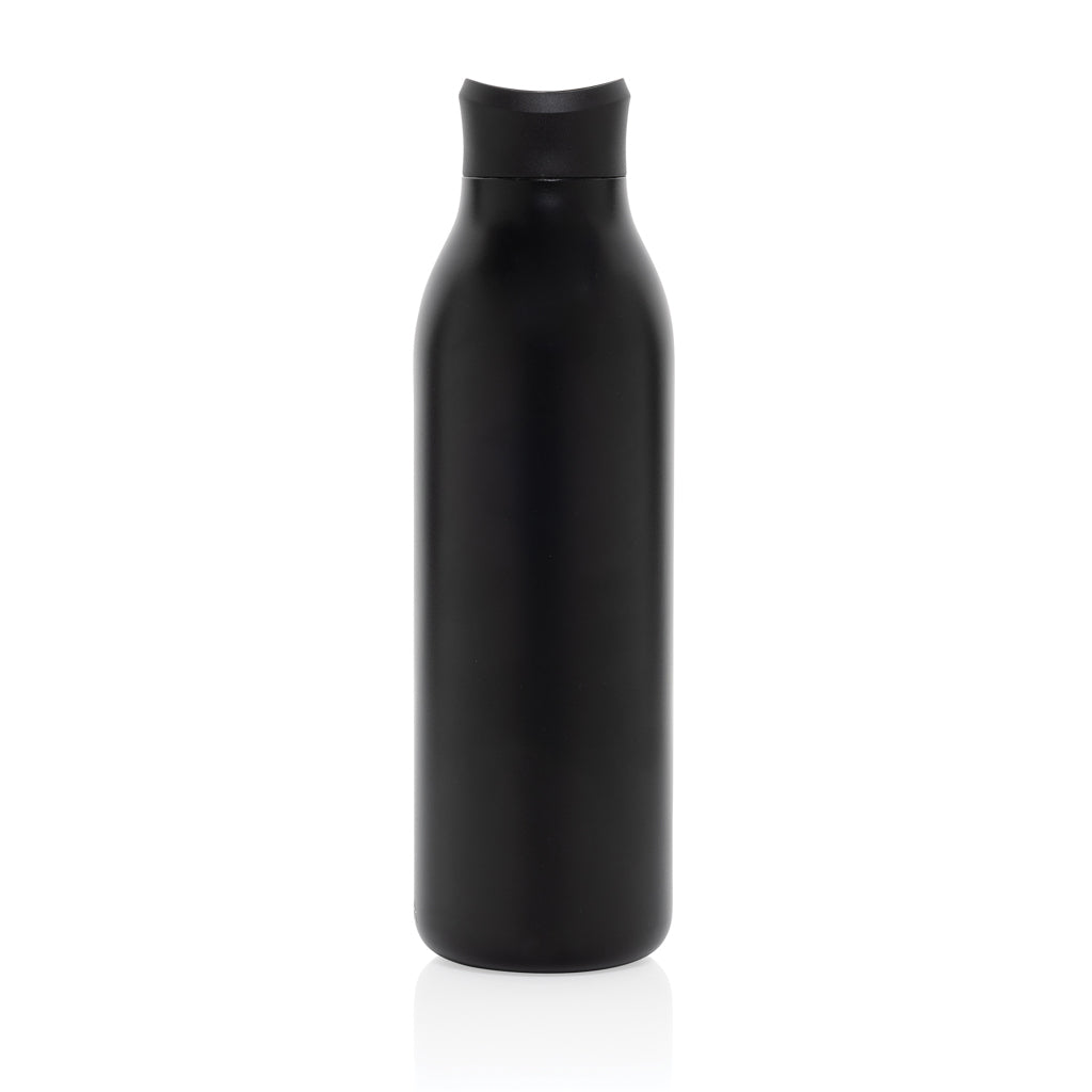 Avira Alok 360 Klick-Wasserflasche aus RCS rec. Stahl, 600ml – schwarz