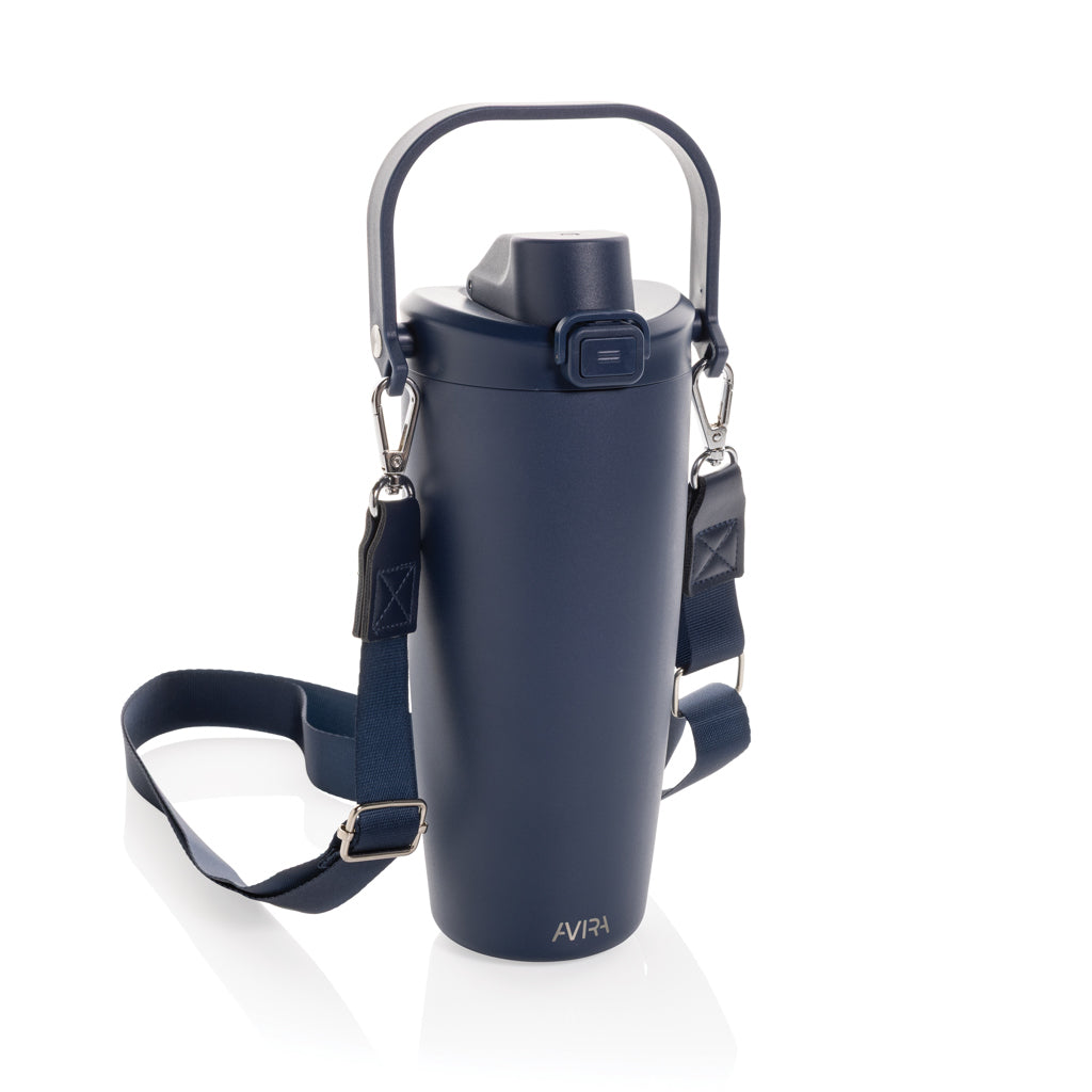 Avira Ayala Crossbody Duosip Becher aus RCS rec. Stahl – navy blau