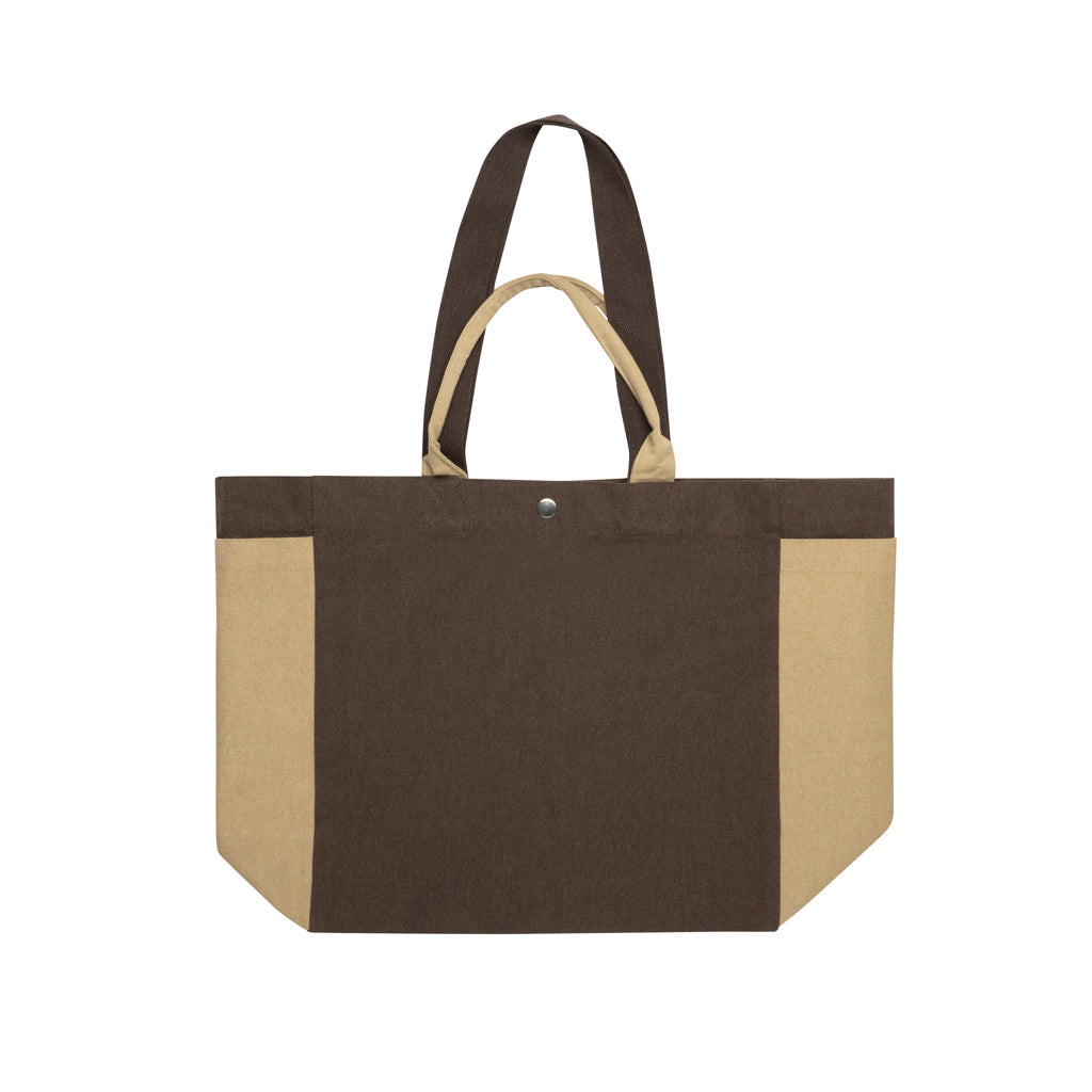 BEAU AWARE™ Allround-Shopper aus rec. Canvas 400gr/m² – braun
