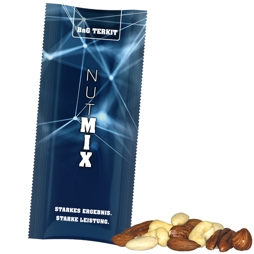 Bio Knabbermischungen im Snackbeutel Riegelformat – Bio NusskernMix, ca. 30 g