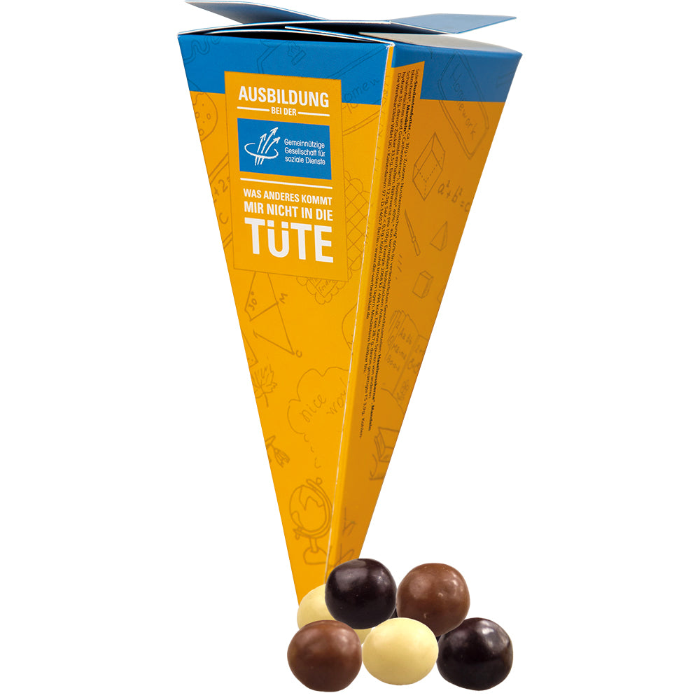 Bio Knusperkugeln Mix in der Präsent Pyramide