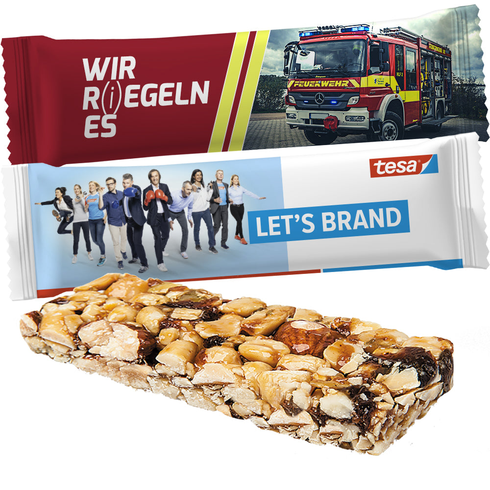 Bio Knusperriegel im Flowpack – Bio NussMix Riegel Midi, ca. 25 g