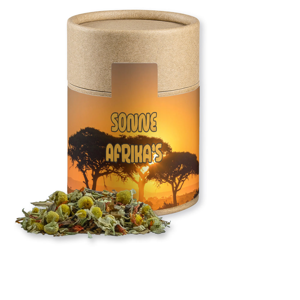 Bio Kräutertee in der Kraftpapierdose – Bio Rotbuschtee Entspannungszeit, ca. 40 g