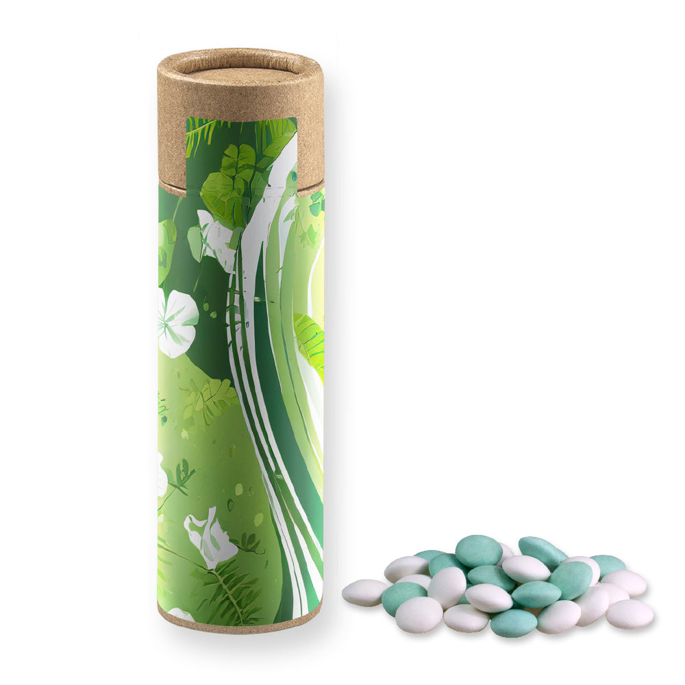 Bio Mint Schokolinsen in der Papierrolle