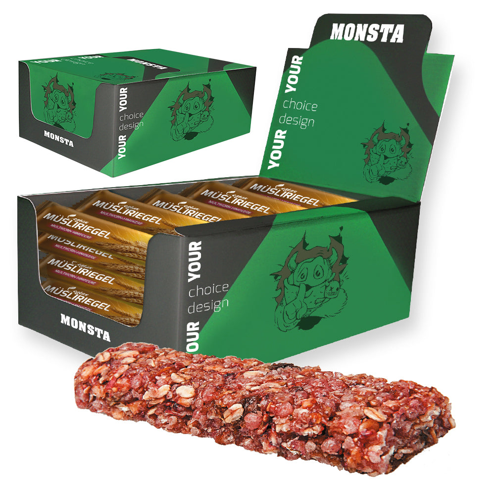 Bio Müsliriegel im Displaykarton Maxi