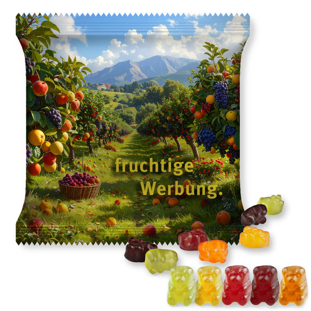 Bio Naschmischung in der Maxi Tüte – Bio Gummibärchen ohne Gelatine, ca. 30 g