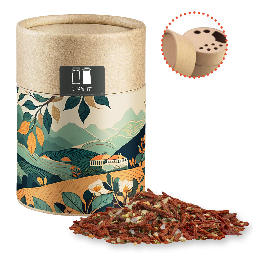 Bio Weihnachtsgewürz im Papierstreuer – Bio Weihnachts Gewürzmischung Salat, ca. 60 g