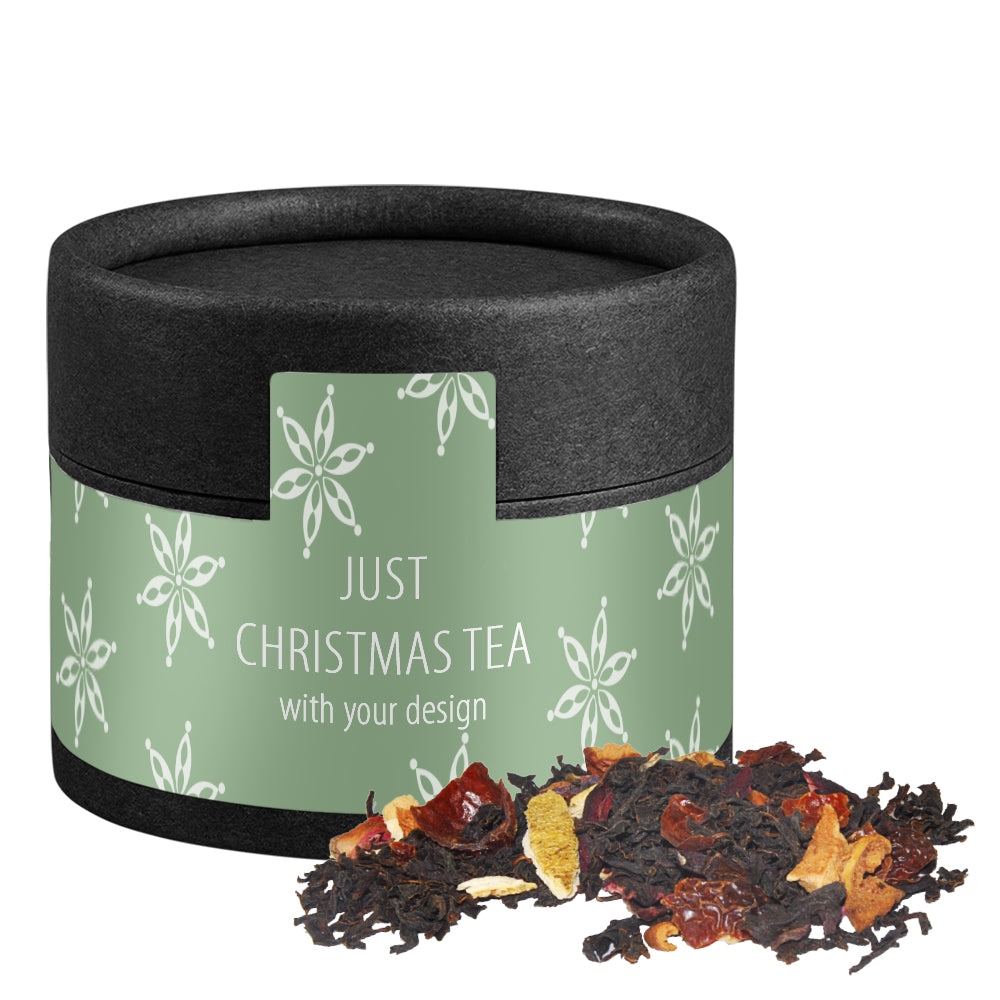Bio Weihnachtstee in der schwarzen Mini Dose – Bio Weihnachts Schwarztee, ca. 25 g