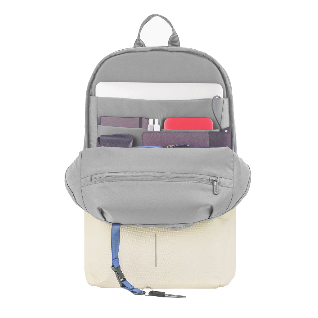 Bobby Soft, Anti-Diebstahl-Rucksack – beige