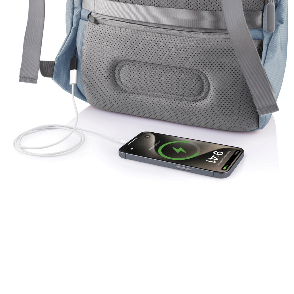 Bobby Soft, Anti-Diebstahl-Rucksack – blau