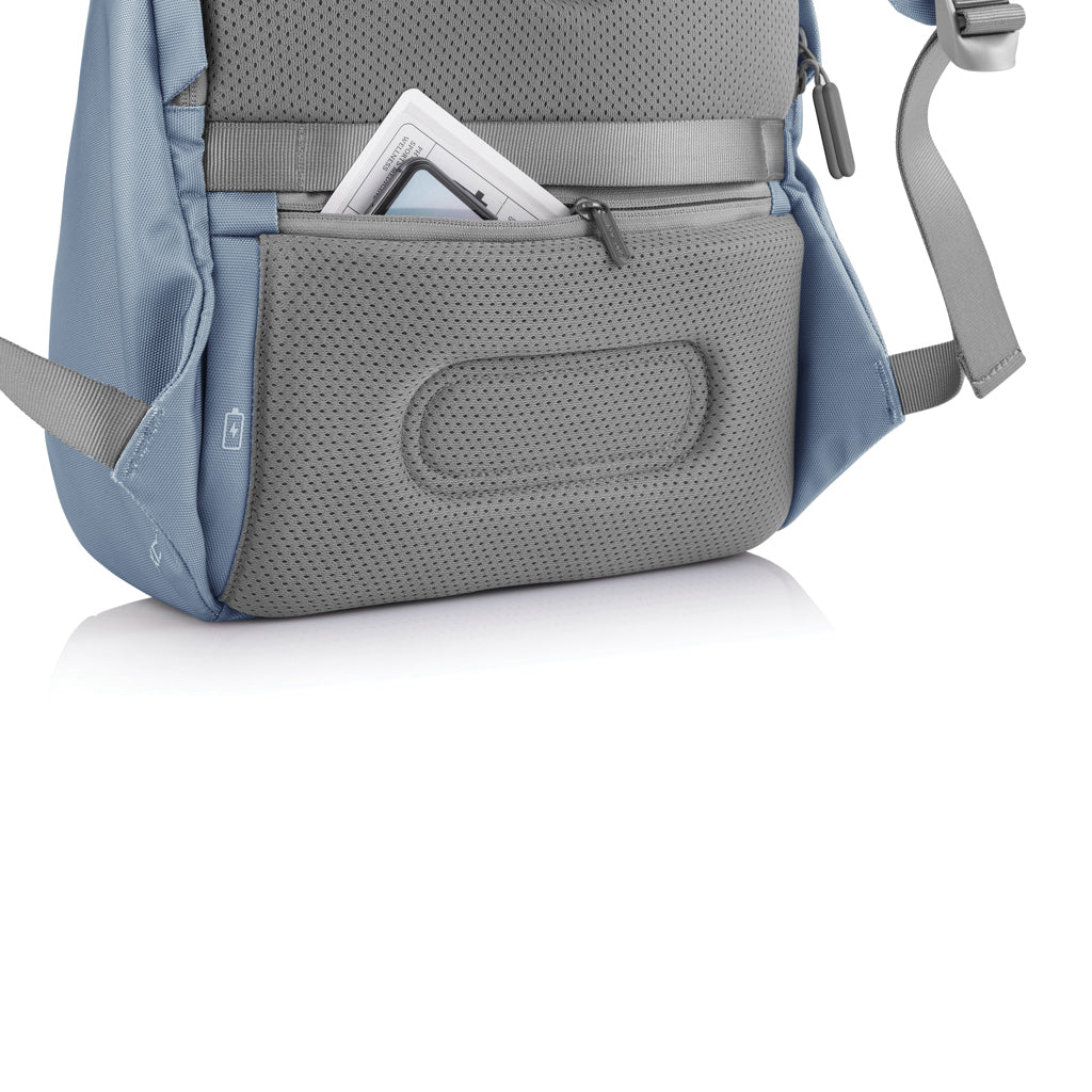 Bobby Soft, Anti-Diebstahl-Rucksack – blau