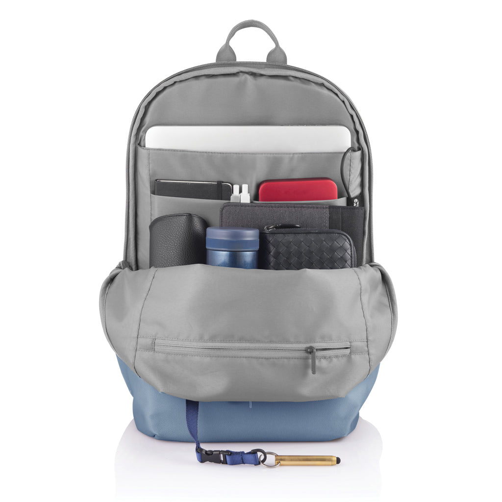 Bobby Soft, Anti-Diebstahl-Rucksack – blau