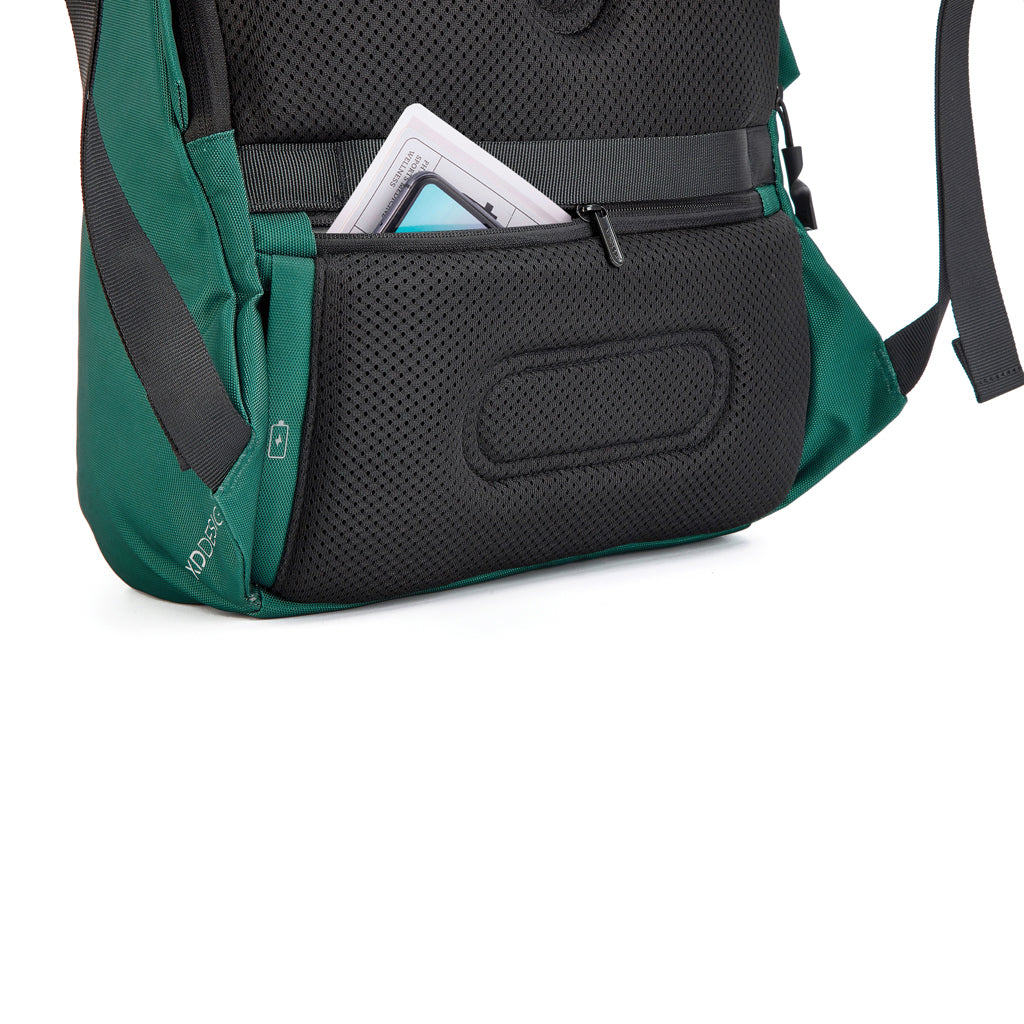 Bobby Soft, Anti-Diebstahl-Rucksack – forest green