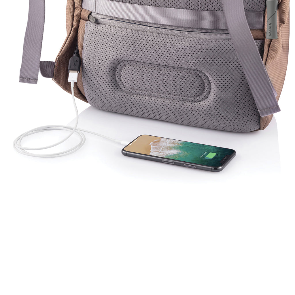 Bobby Soft, Anti-Diebstahl-Rucksack – khaki
