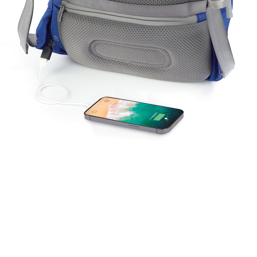 Bobby Soft, Anti-Diebstahl-Rucksack – Königsblau