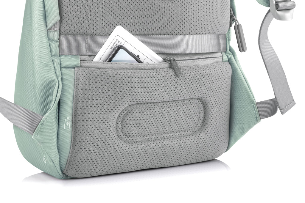 Bobby Soft, Anti-Diebstahl-Rucksack – Minze