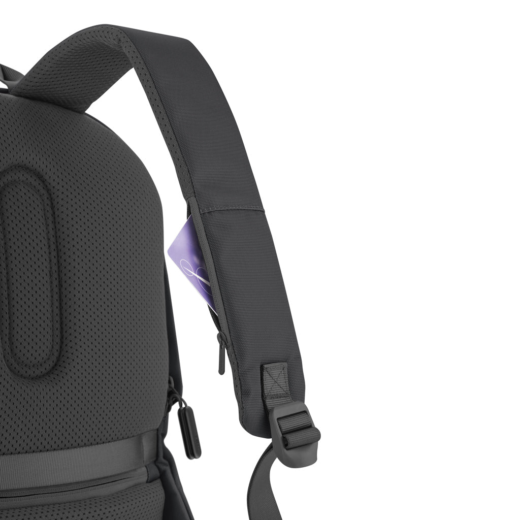Bobby Soft, Anti-Diebstahl-Rucksack – schwarz