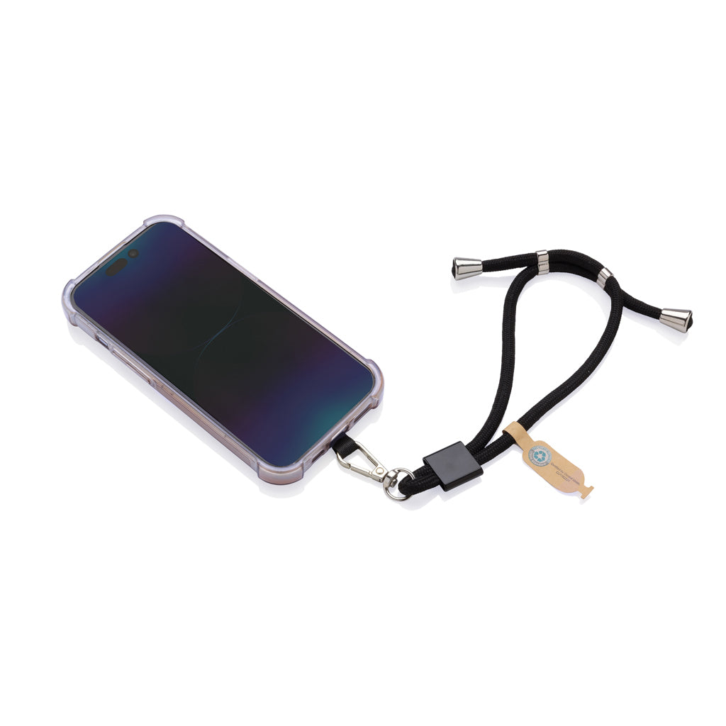 CarryLoop verstellbares Handy-Handgelenksband aus RCS rPET