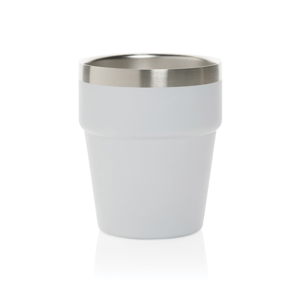 Clark Doppelwandige RCS Kaffeetasse 300ml – weiß