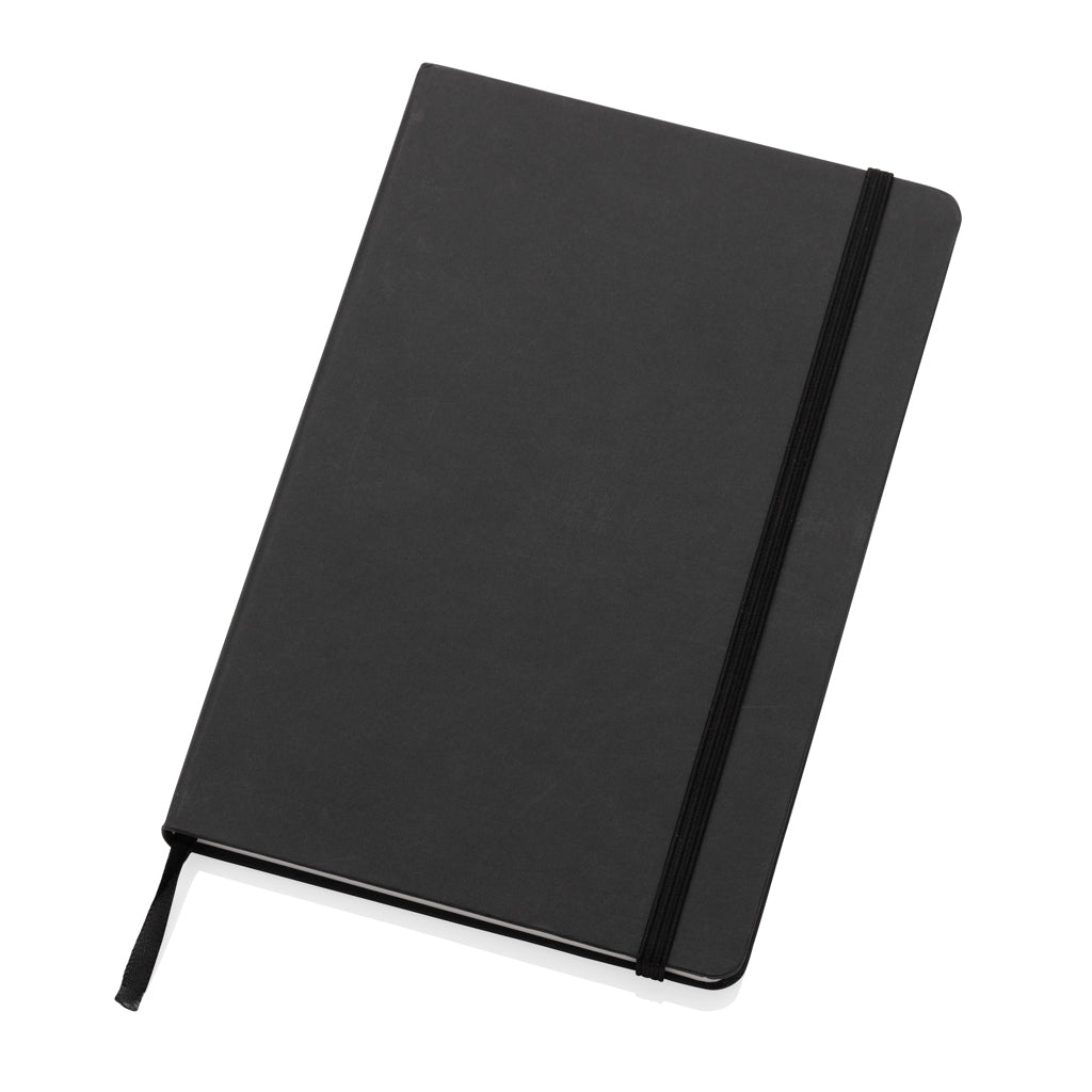 Craftstone A5 Notizbuch aus recycelt. Kraft- und Steinpapier – schwarz
