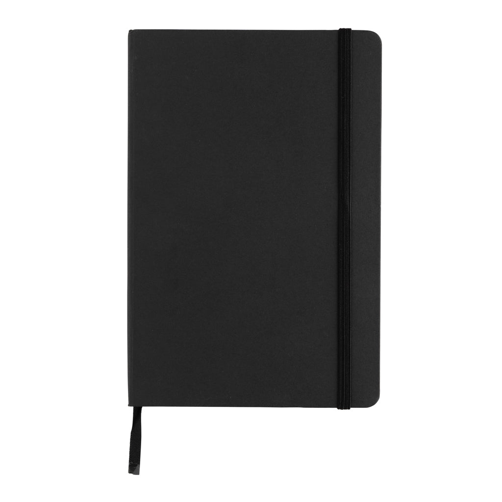 Craftstone A5 Notizbuch aus recycelt. Kraft- und Steinpapier – schwarz