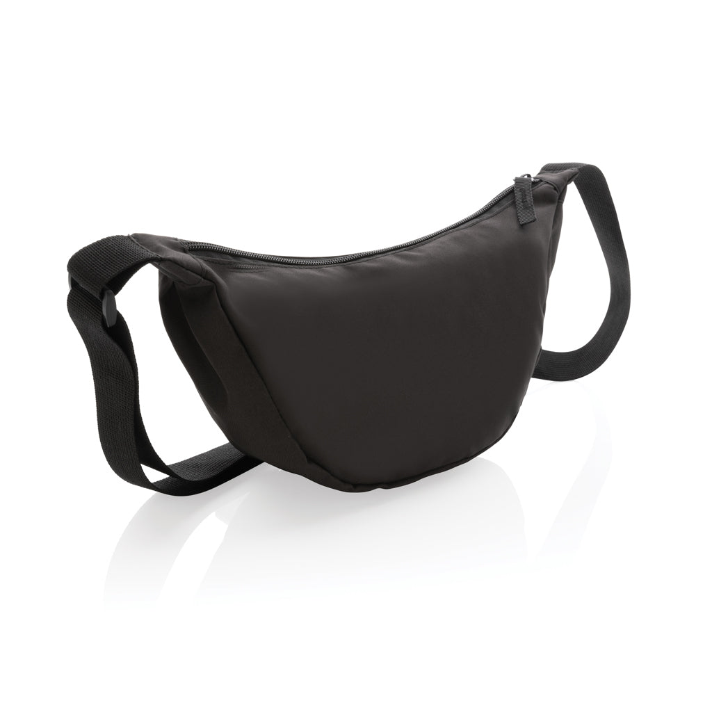 Crescent AWARE™ RPET Half-Moon Sling Tasche – schwarz