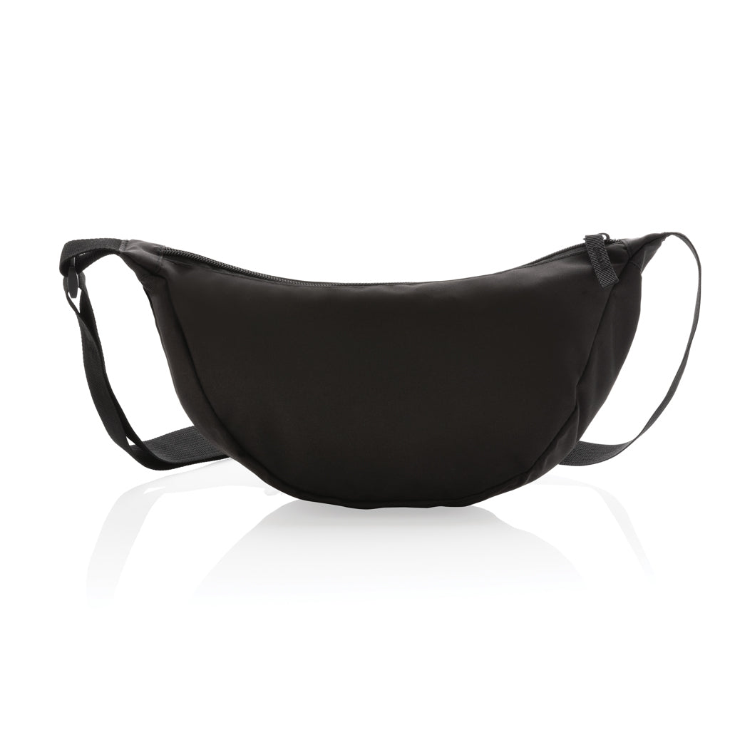 Crescent AWARE™ RPET Half-Moon Sling Tasche – schwarz