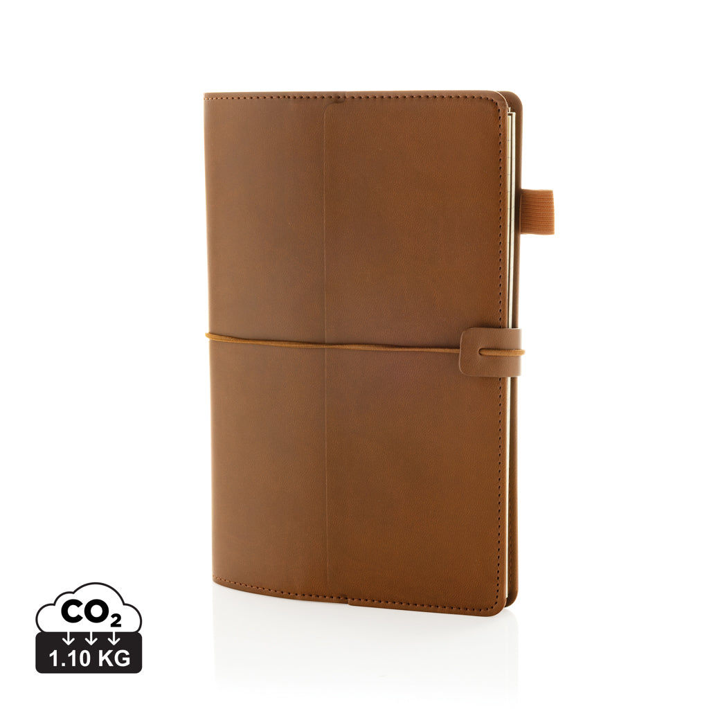 Daily Notes Binder 3-in-1 PU-Notizbuch zum Nachfüllen – braun