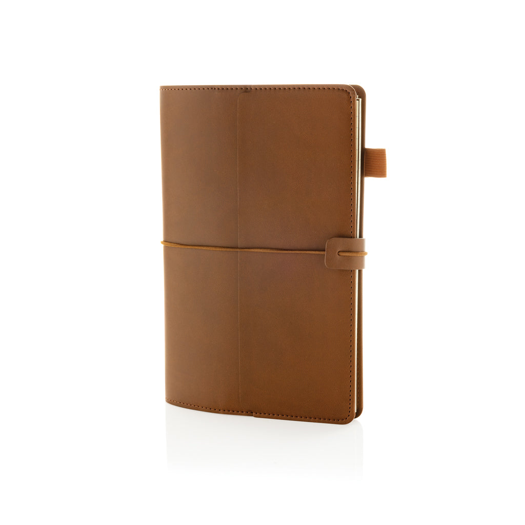 Daily Notes Binder 3-in-1 PU-Notizbuch zum Nachfüllen – braun
