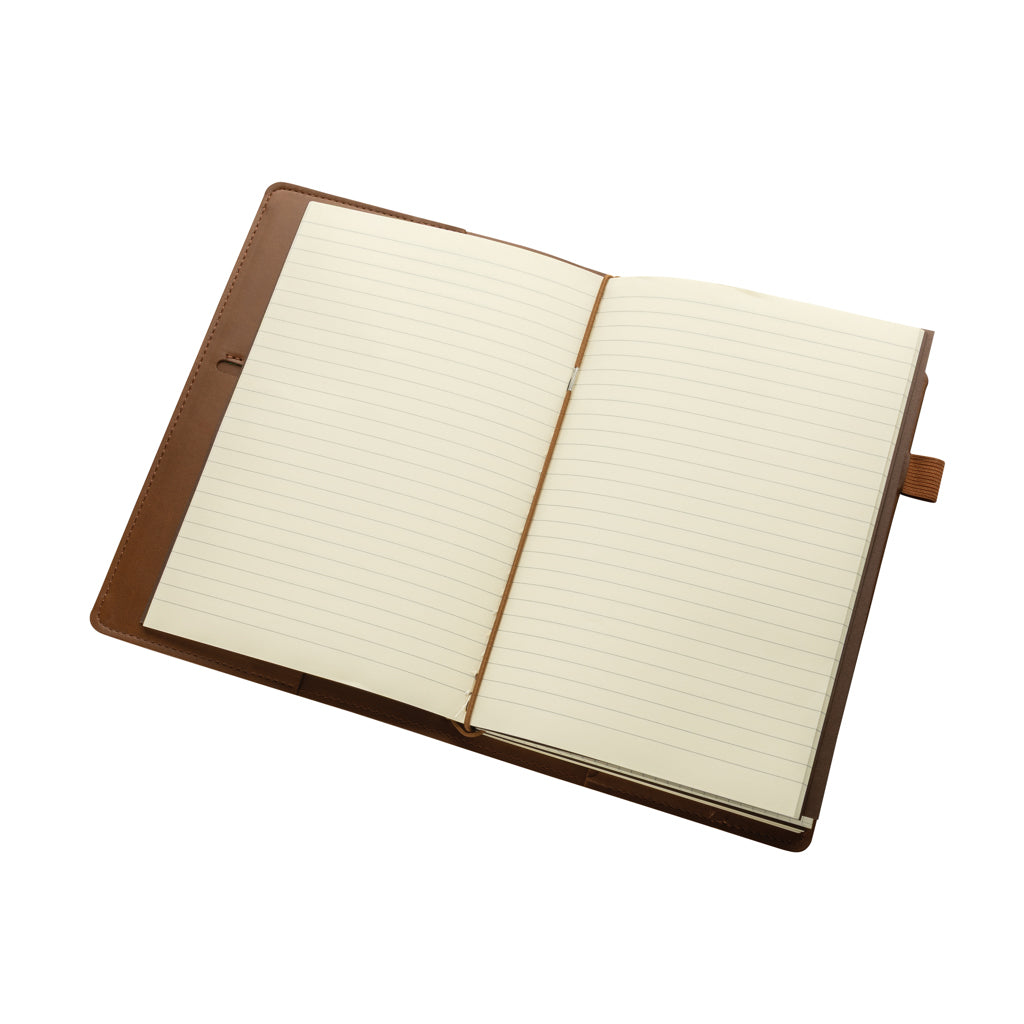Daily Notes Binder 3-in-1 PU-Notizbuch zum Nachfüllen – braun