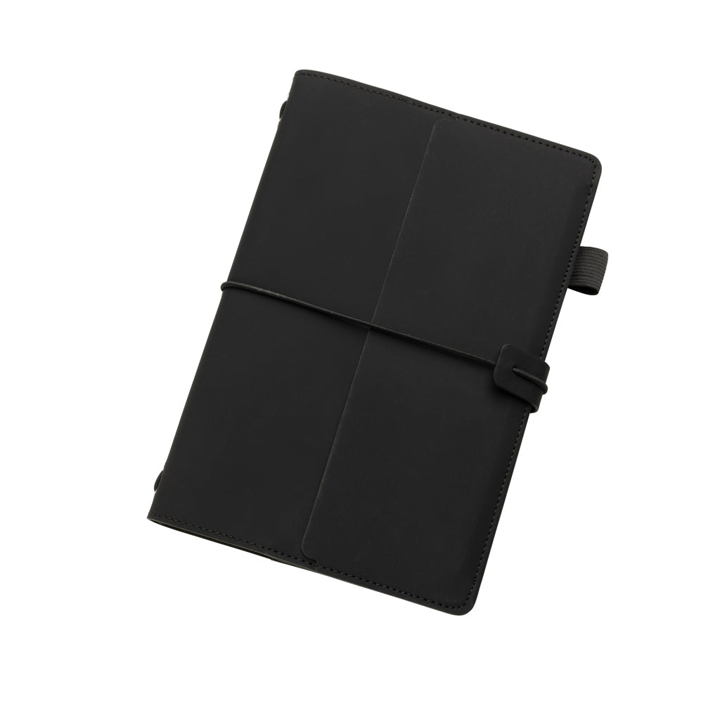Daily Notes Binder 3-in-1 PU-Notizbuch zum Nachfüllen – schwarz