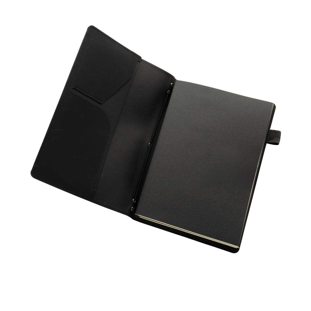 Daily Notes Binder 3-in-1 PU-Notizbuch zum Nachfüllen – schwarz