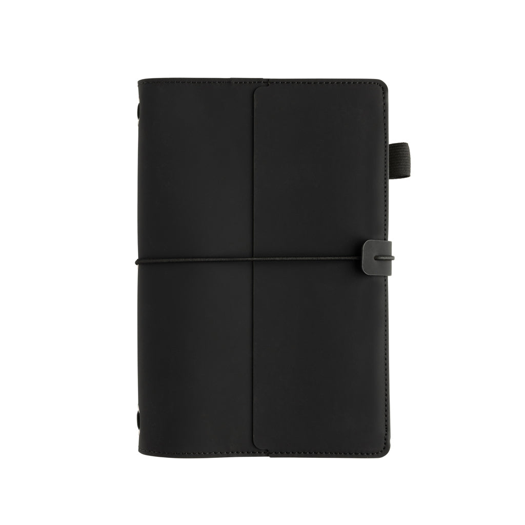 Daily Notes Binder 3-in-1 PU-Notizbuch zum Nachfüllen – schwarz