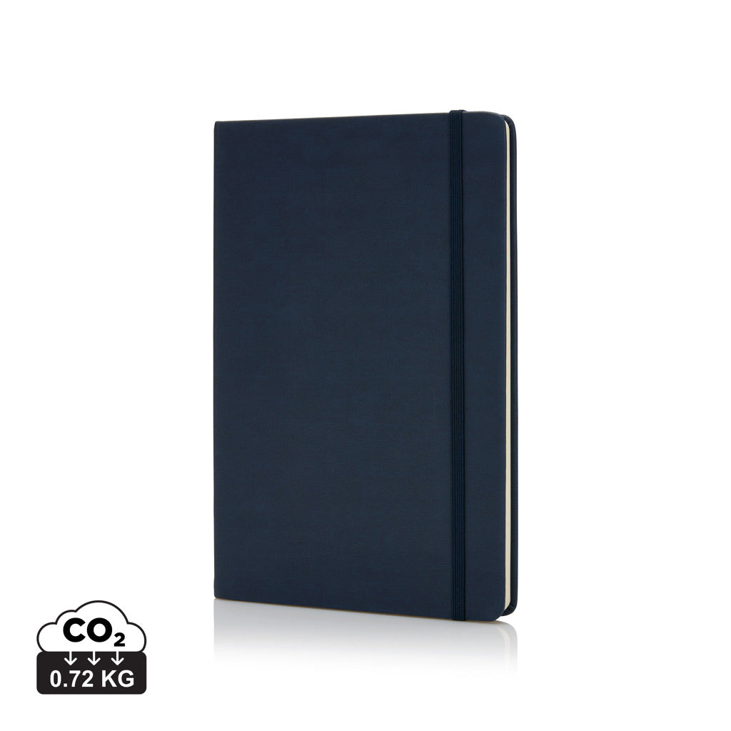Deluxe Hardcover PU A5 Notizbuch – navy blau