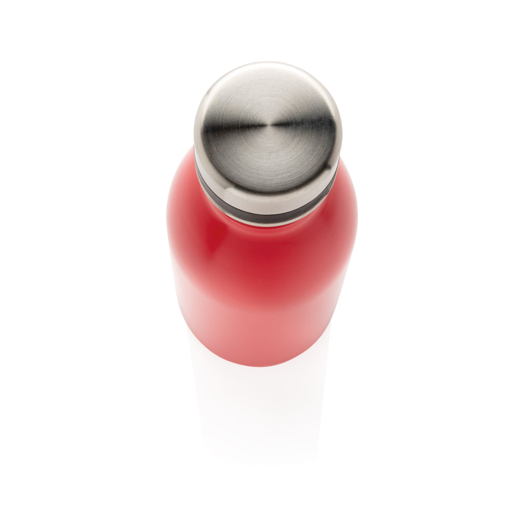 Deluxe Wasserflasche aus RCS recyceltem Stainless-Steel – rot