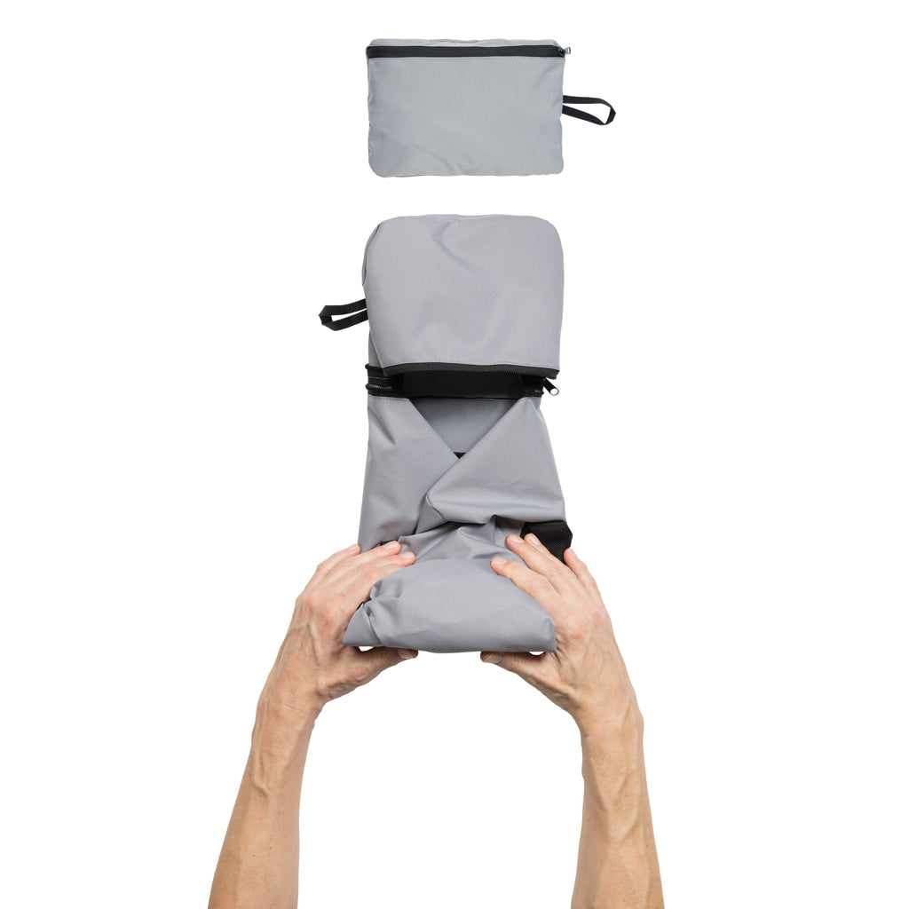 Dillon AWARE™ RPET faltbare Sporttasche – grau