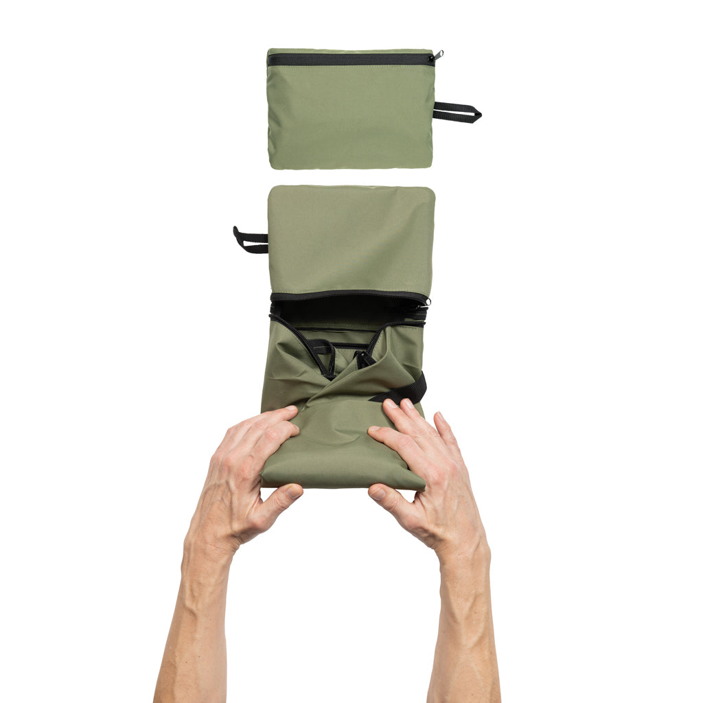 Dillon AWARE™ RPET faltbare Sporttasche – grün