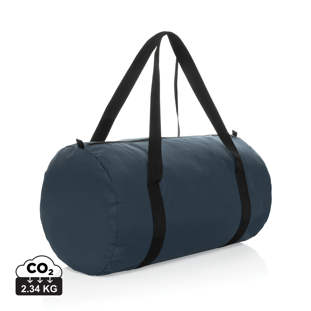 Dillon AWARE™ RPET faltbare Sporttasche – navy blau