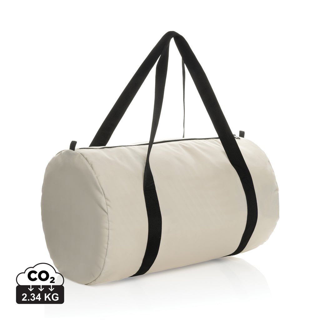 Dillon AWARE™ RPET faltbare Sporttasche – off white